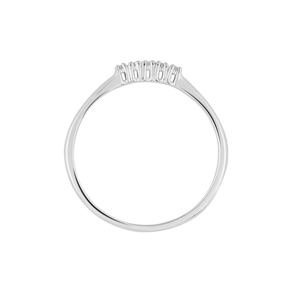 Anello Riviere Grace Oro Bianco Diamante - Anelli Riviere Donna | Stroili