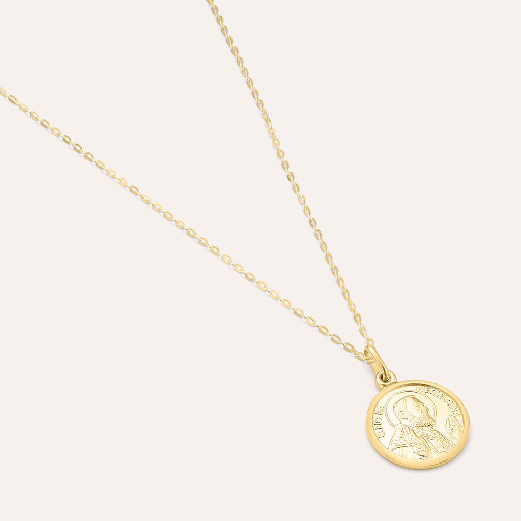 Pendente Holy Oro Giallo - Ciondoli con Incisione Unisex | Stroili