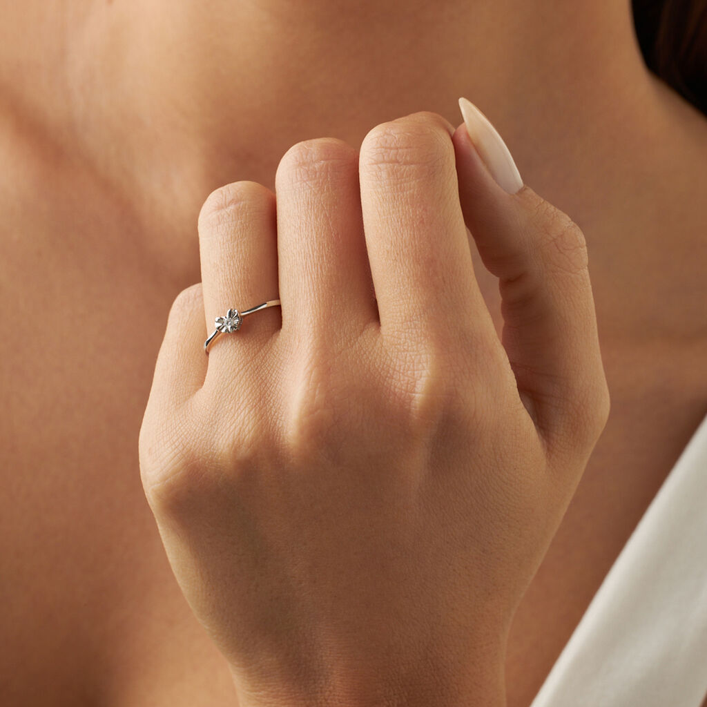 Anello Diamazing Oro Bianco Diamante - Anelli con Pietre Donna | Stroili