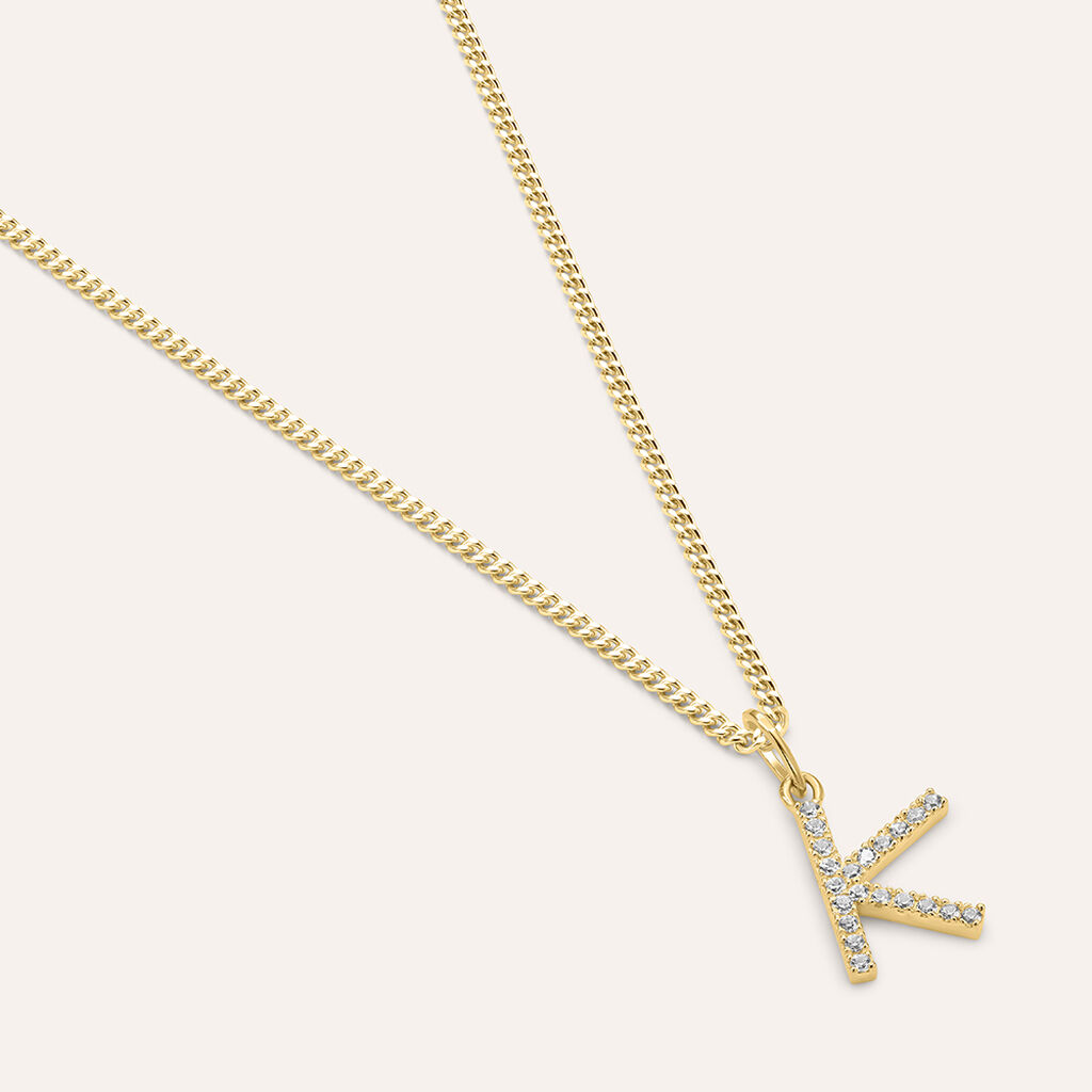 Pendente Poème Oro Giallo Cubic Zirconia - Ciondoli Donna | Stroili