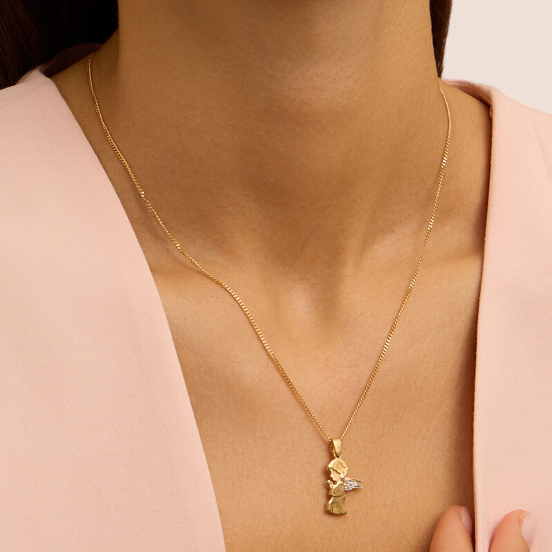 Pendente Holy Oro Bicolore Cubic Zirconia - Ciondoli Donna | Stroili
