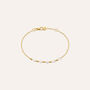 Bracciale Desideria Argento Nobile Dorato Perla D'Acqua Dolce