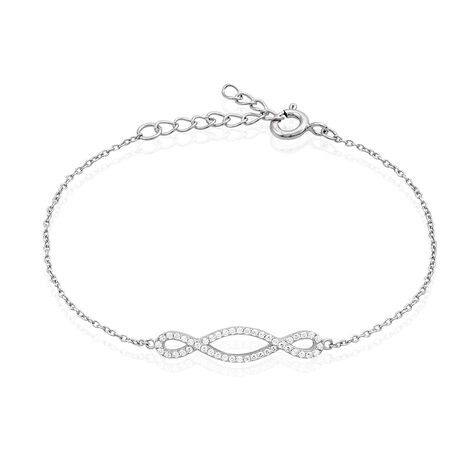 Bracciale Silver Shine Argento Rodiato Cubic Zirconia - Bracciali Intrecciati Donna | Stroili