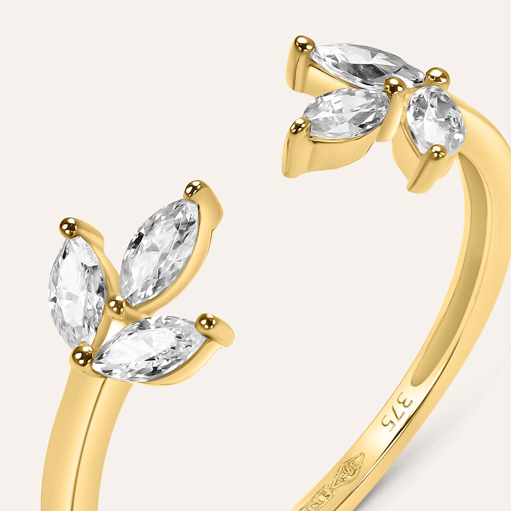 Anello Fantasia Claire Oro Giallo Cubic Zirconia - Anelli con Pietre Donna | Stroili