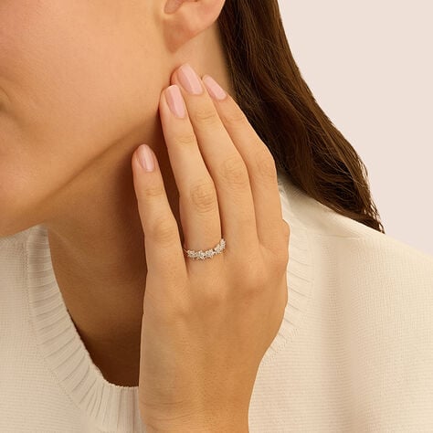Anello Fantasia Claire Oro Bianco Cubic Zirconia - Anelli con Pietre Donna | Stroili