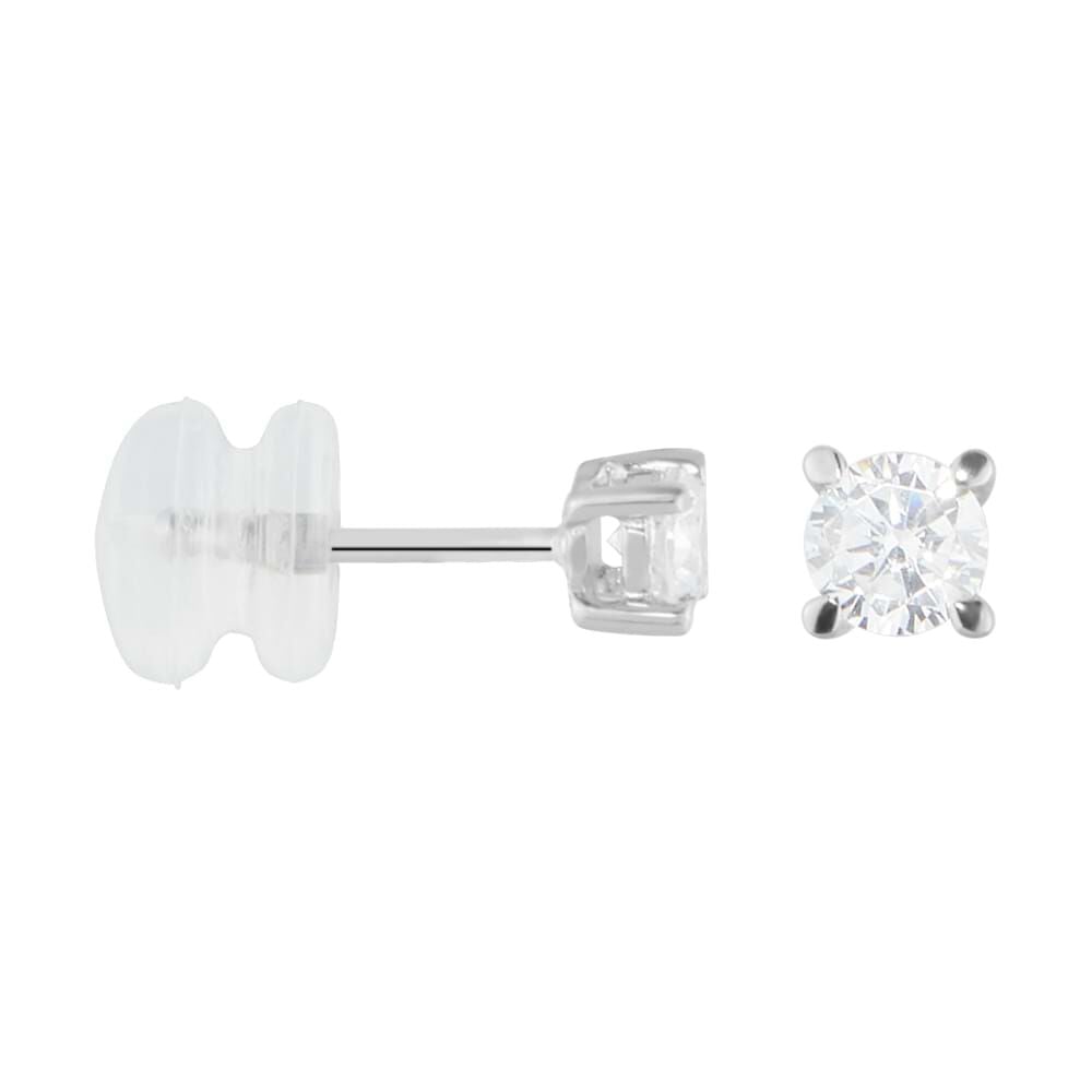 Orecchini punto luce oro bianco stroili shop