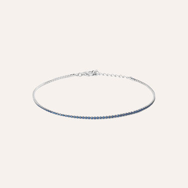 Cavigliera Tennis Silver Rainbow Argento Rodiato Cubic Zirconia