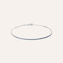Cavigliera Tennis Silver Rainbow Argento Rodiato Cubic Zirconia