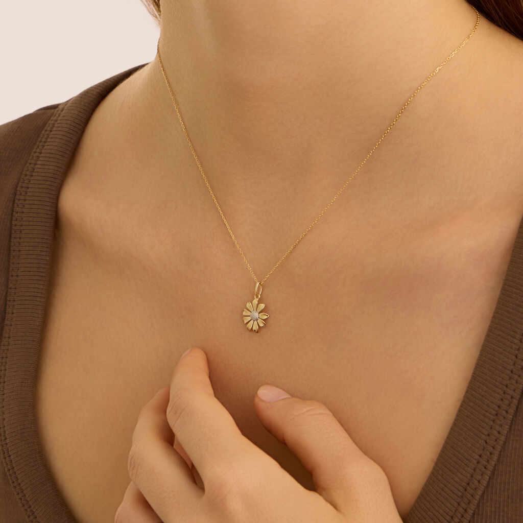 Pendente Poème Oro Bicolore