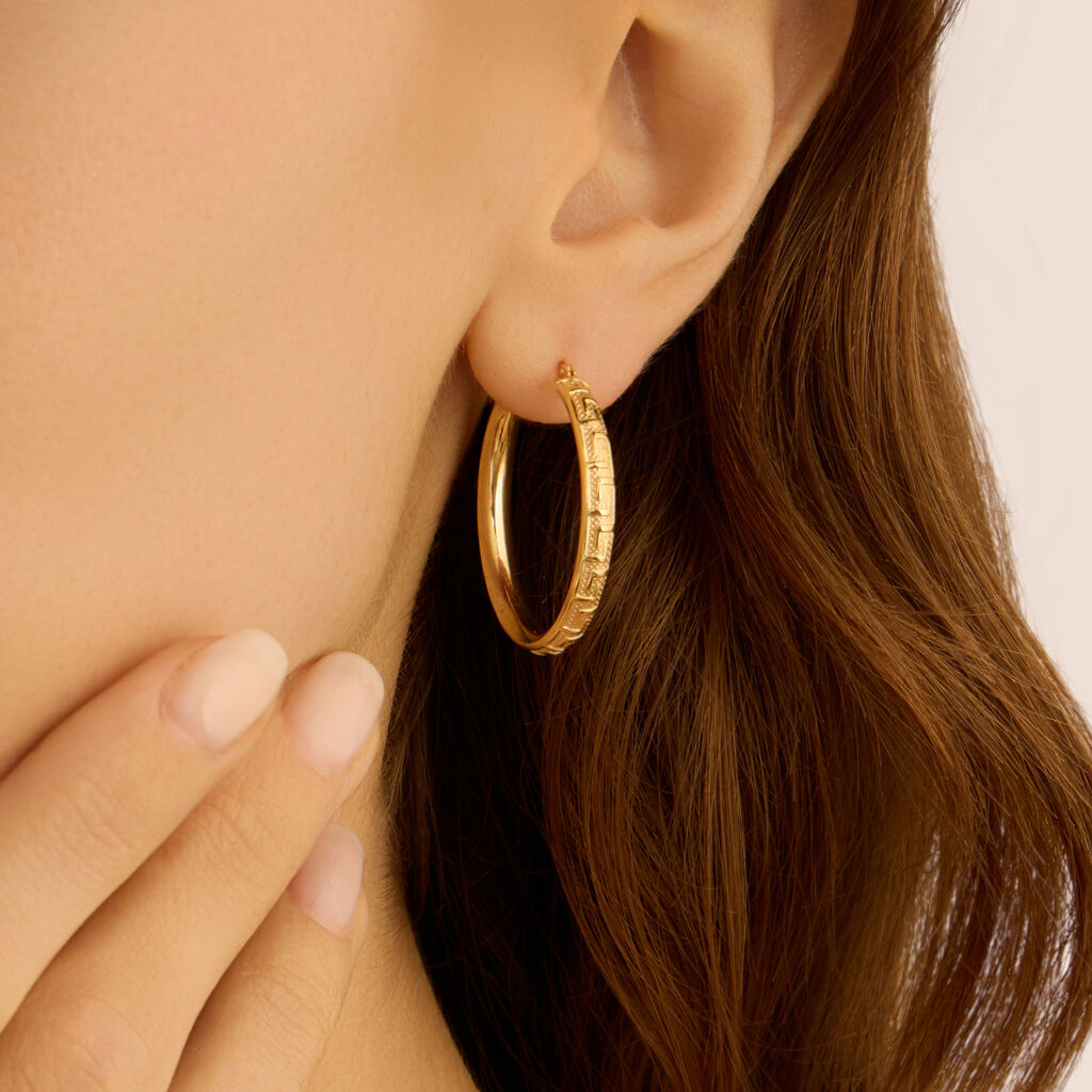 Orecchini A Cerchio Toujours Oro Giallo - Orecchini a Cerchio Donna | Stroili