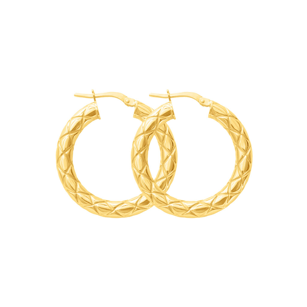 Orecchini A Cerchio Toujours Oro Giallo - Orecchini a Cerchio Donna | Stroili