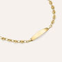 Bracciale Con Targhetta Holy Oro Giallo