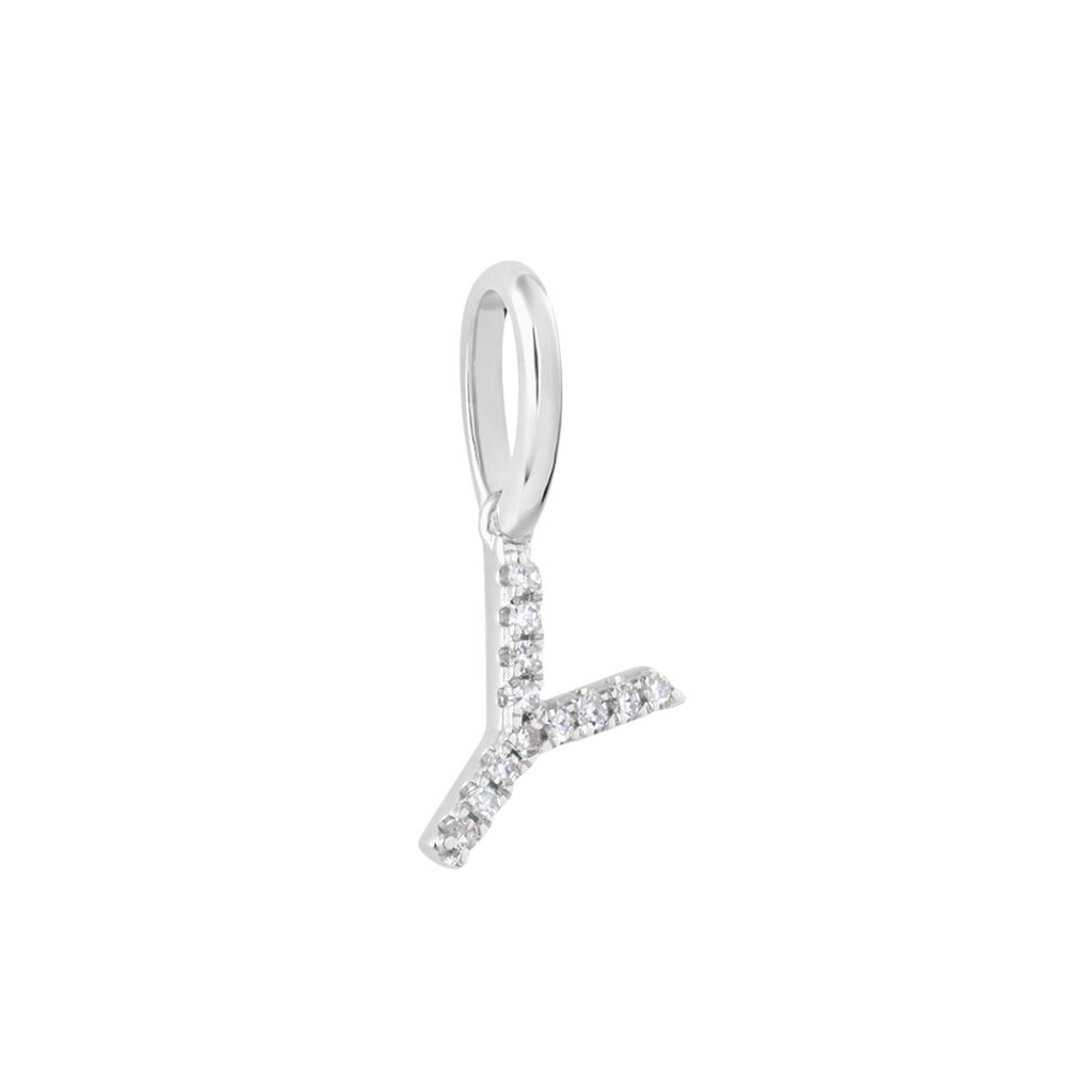 Pendente Sophia Oro Bianco Diamante - Ciondoli Donna | Stroili