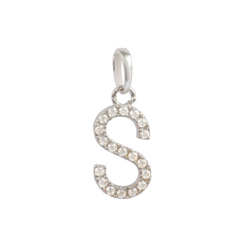 Pendente Poème Oro Bianco Cubic Zirconia - Ciondoli Donna | Stroili