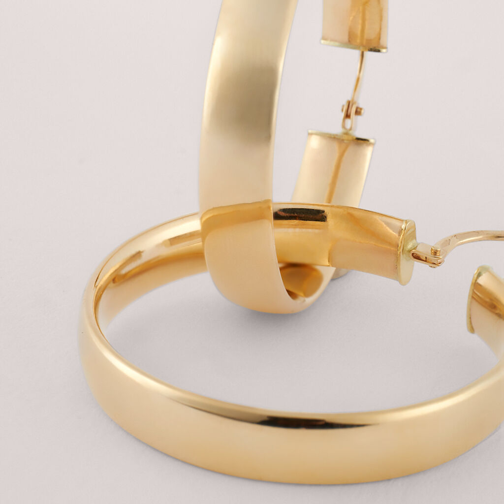 Orecchini A Cerchio Toujours Oro Giallo