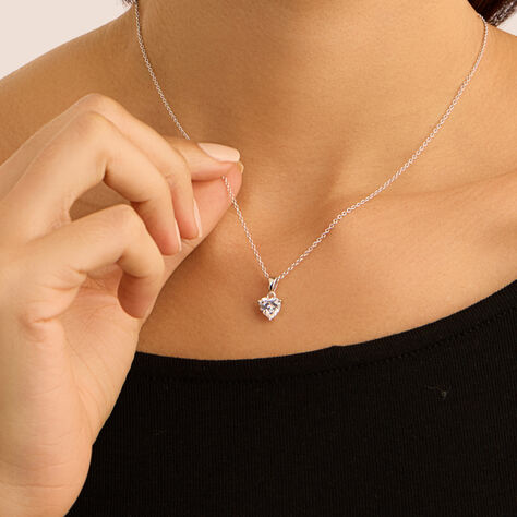 Collana Punto Luce Silver Elegance Argento Rodiato Cubic Zirconia - Collane Punto Luce Donna | Stroili