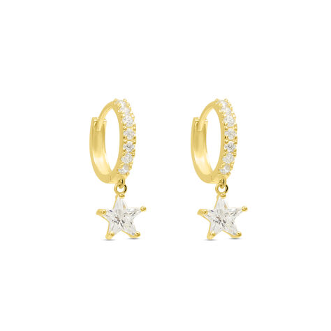 Orecchini A Cerchio Toujours Oro Giallo Cubic Zirconia - Orecchini a Cerchio Donna | Stroili