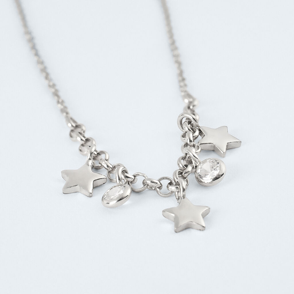 Collana Silver Collection Argento Rodiato Cubic Zirconia - Collane Donna | Stroili