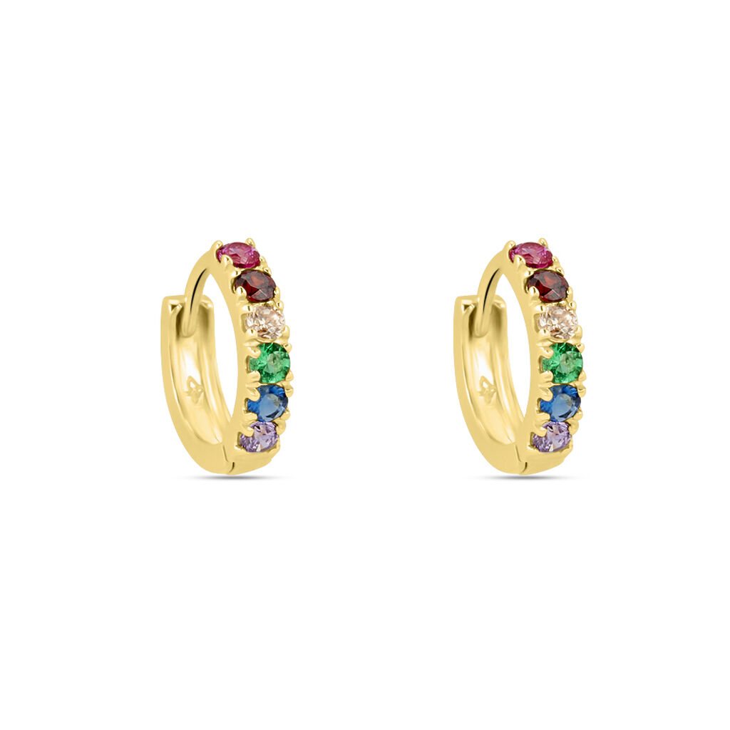 Orecchini A Cerchio Toujours Oro Giallo Cubic Zirconia - Orecchini a Cerchio Donna | Stroili