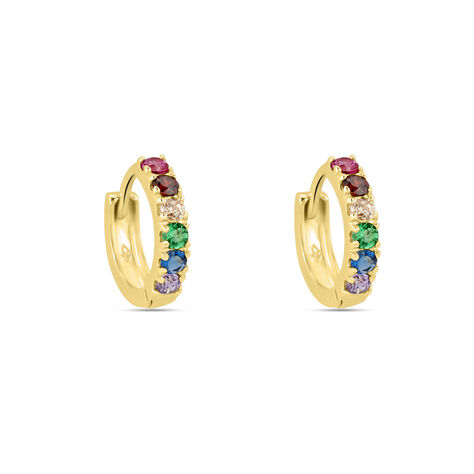 Orecchini A Cerchio Toujours Oro Giallo Cubic Zirconia - Orecchini a Cerchio Donna | Stroili
