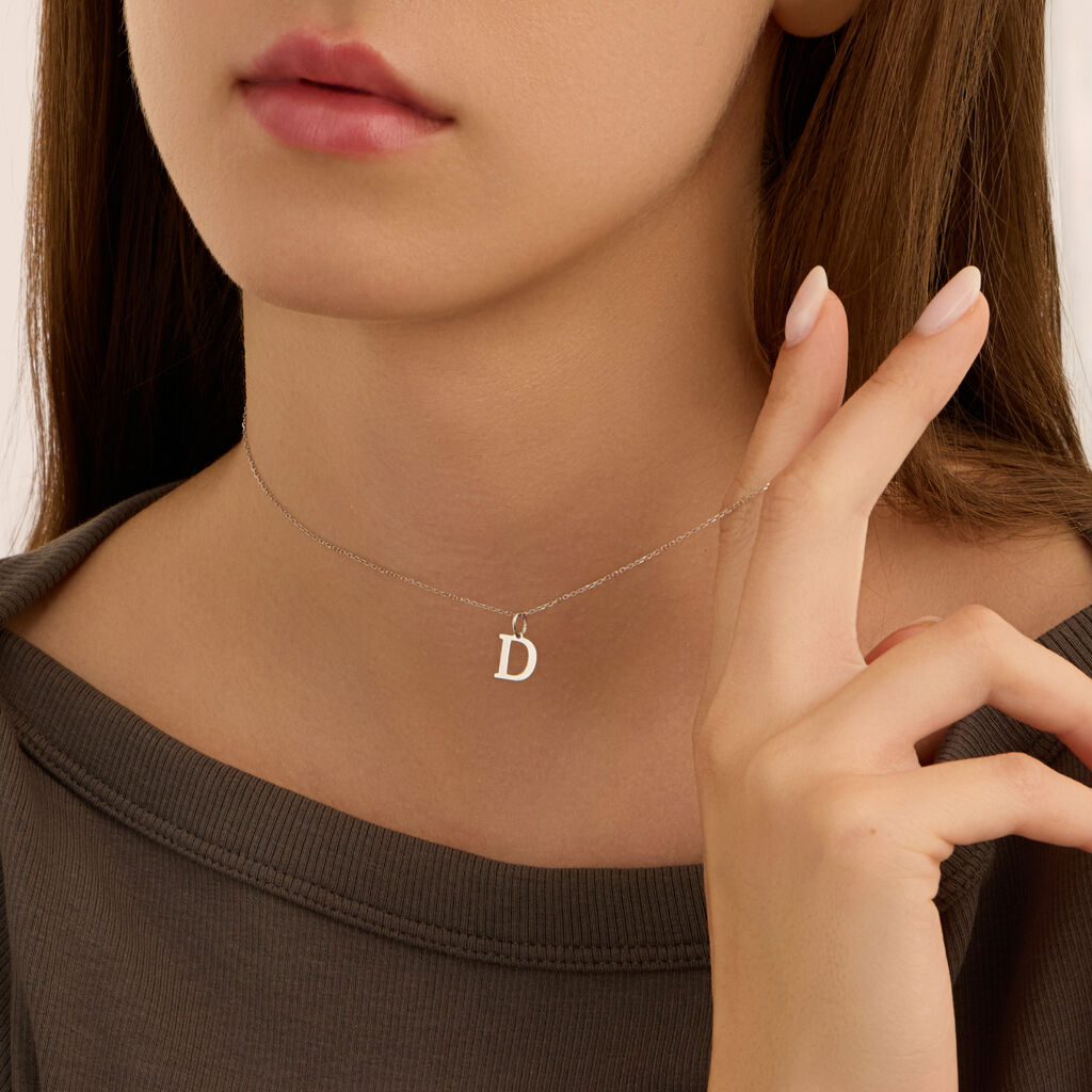 Pendente Poème Oro Bianco