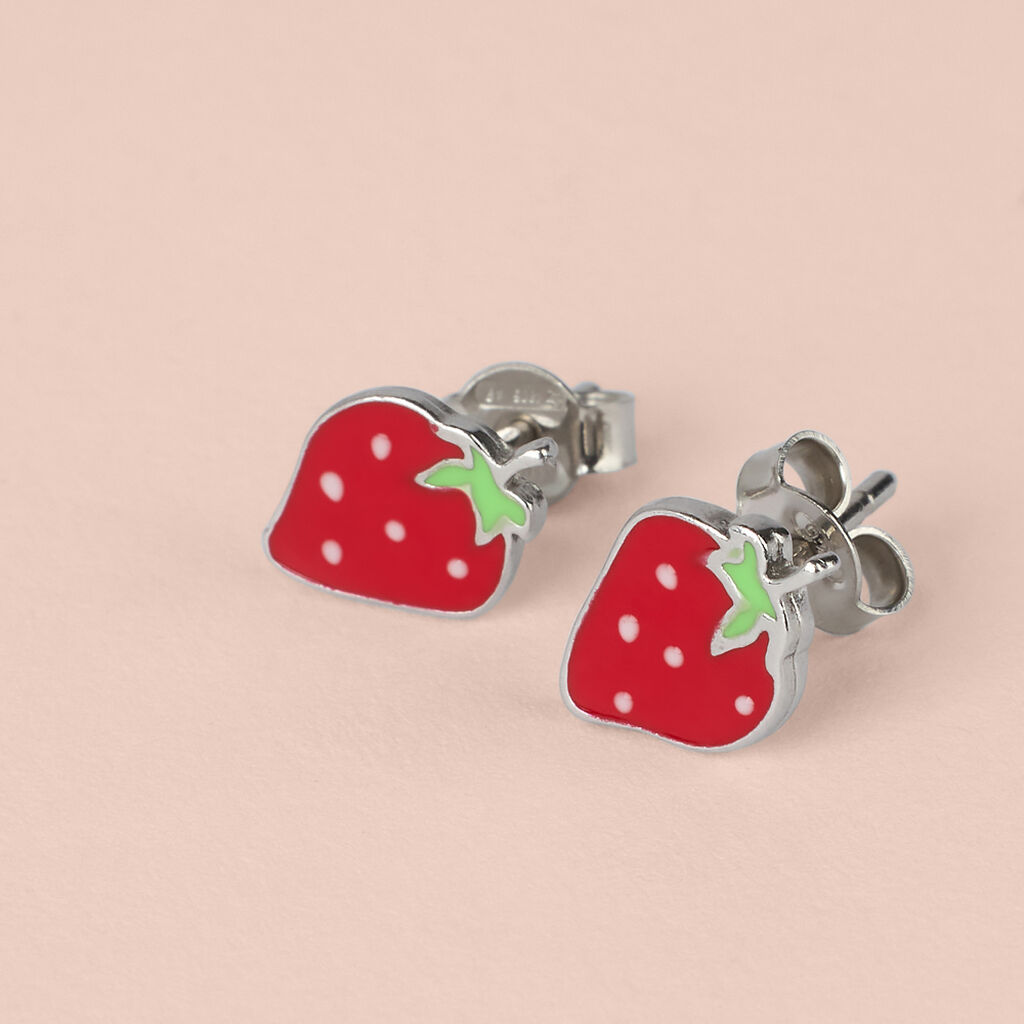 Orecchini Lobo Silver Baby Argento Rodiato