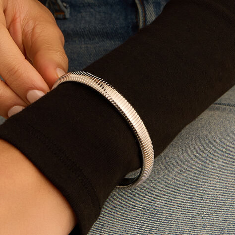 Bracciale Tubogas Moonlight Acciaio - Bracciali Donna | Stroili