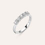 Anello Riviere Diamotion Oro Bianco Diamante