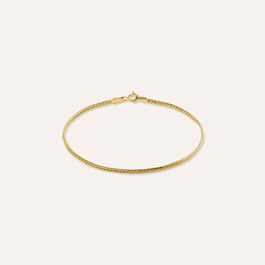 Bracciale Catena Gold Essence Oro Giallo