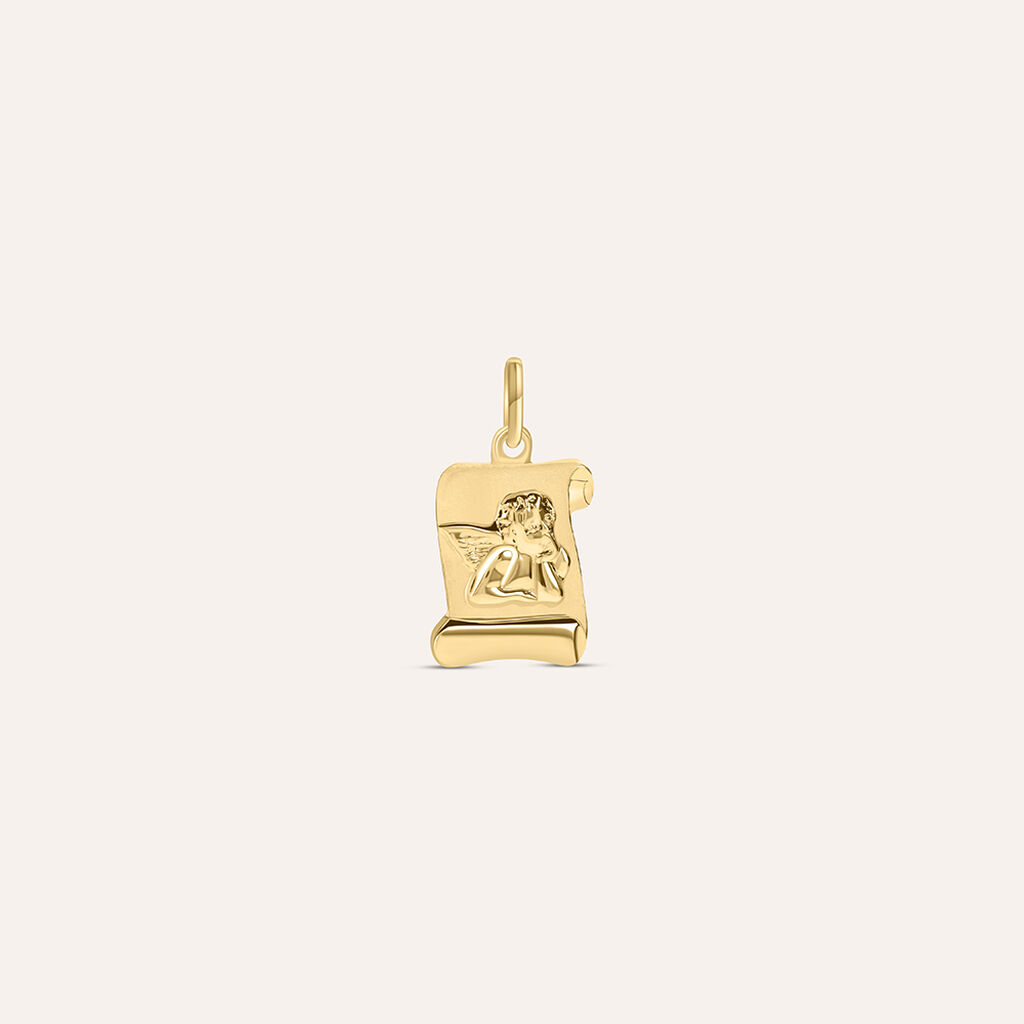Pendente Holy Oro Giallo - Ciondoli con Incisione Unisex | Stroili