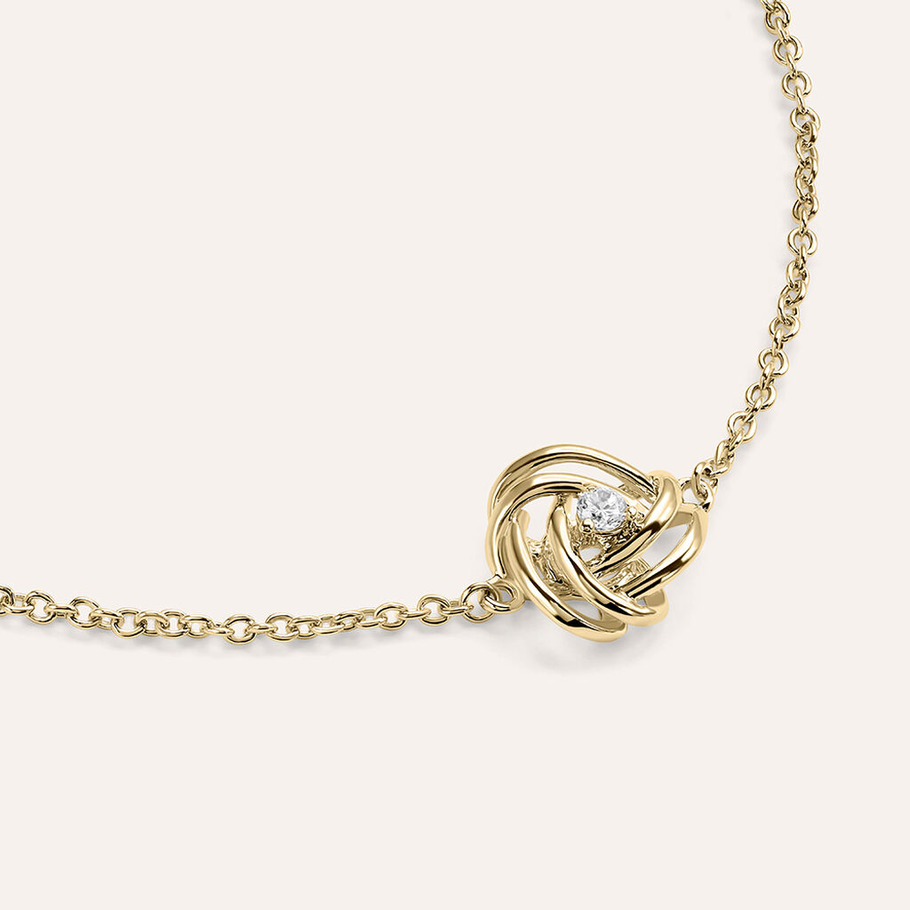 Bracciale Golden Dream Placcato Oro Giallo Cubic Zirconia - Bracciali Amicizia Donna | Stroili