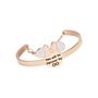 Bangle Lady Message Acciaio Rosato Disney e Cristalli