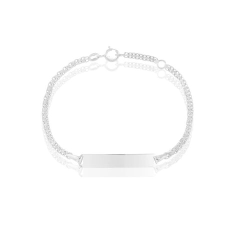 Bracciale bambino in oro bianco - Bracciali con Incisione Bambino | Stroili