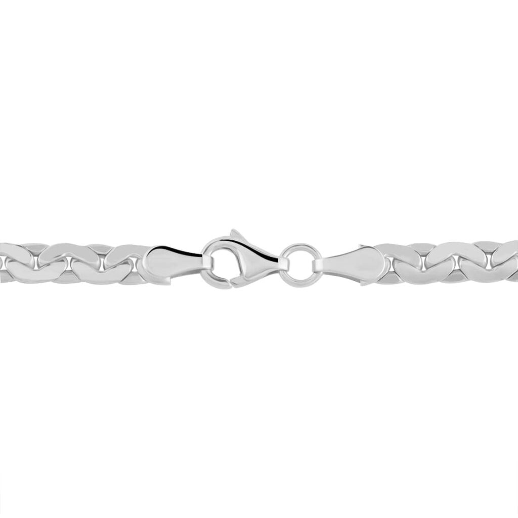 Bracciale Catena Colette Oro Bianco - Bracciali Donna | Stroili