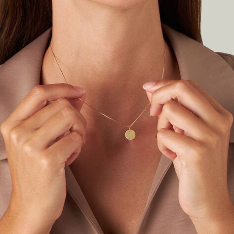 Pendente Poème Oro Giallo - Ciondoli con Incisione Donna | Stroili