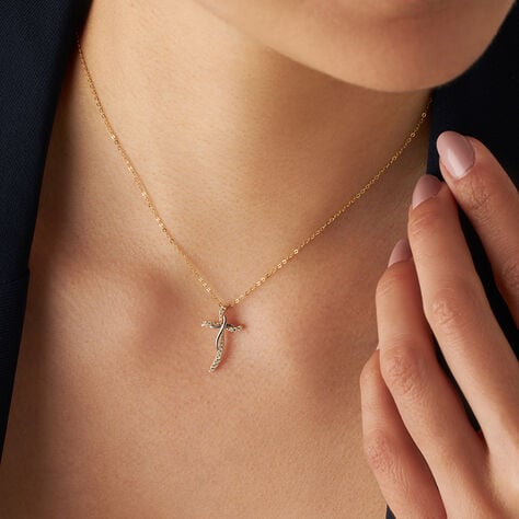 Collana Claire Oro Bicolore Cubic Zirconia - Collane Donna | Stroili