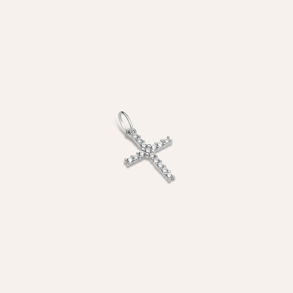 Pendente Holy Oro Bianco Cubic Zirconia - Ciondoli Donna | Stroili