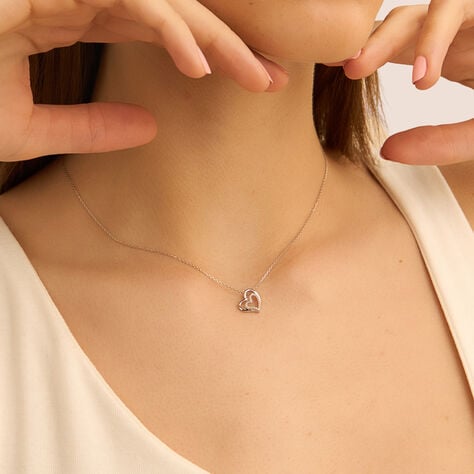Collana Sophia Oro Bianco Diamante - Collane Donna | Stroili