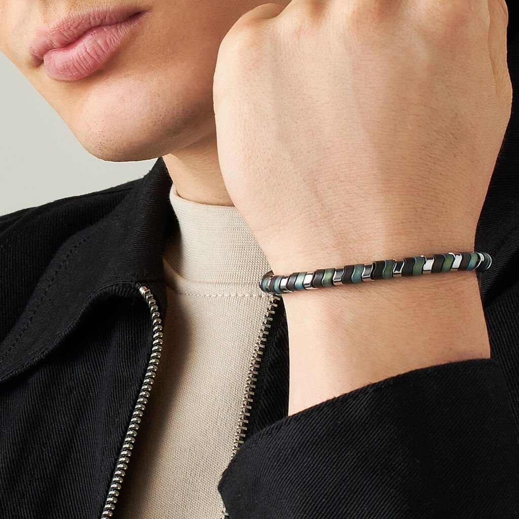Bracciale Man Code Acciaio - Bracciali Uomo | Stroili
