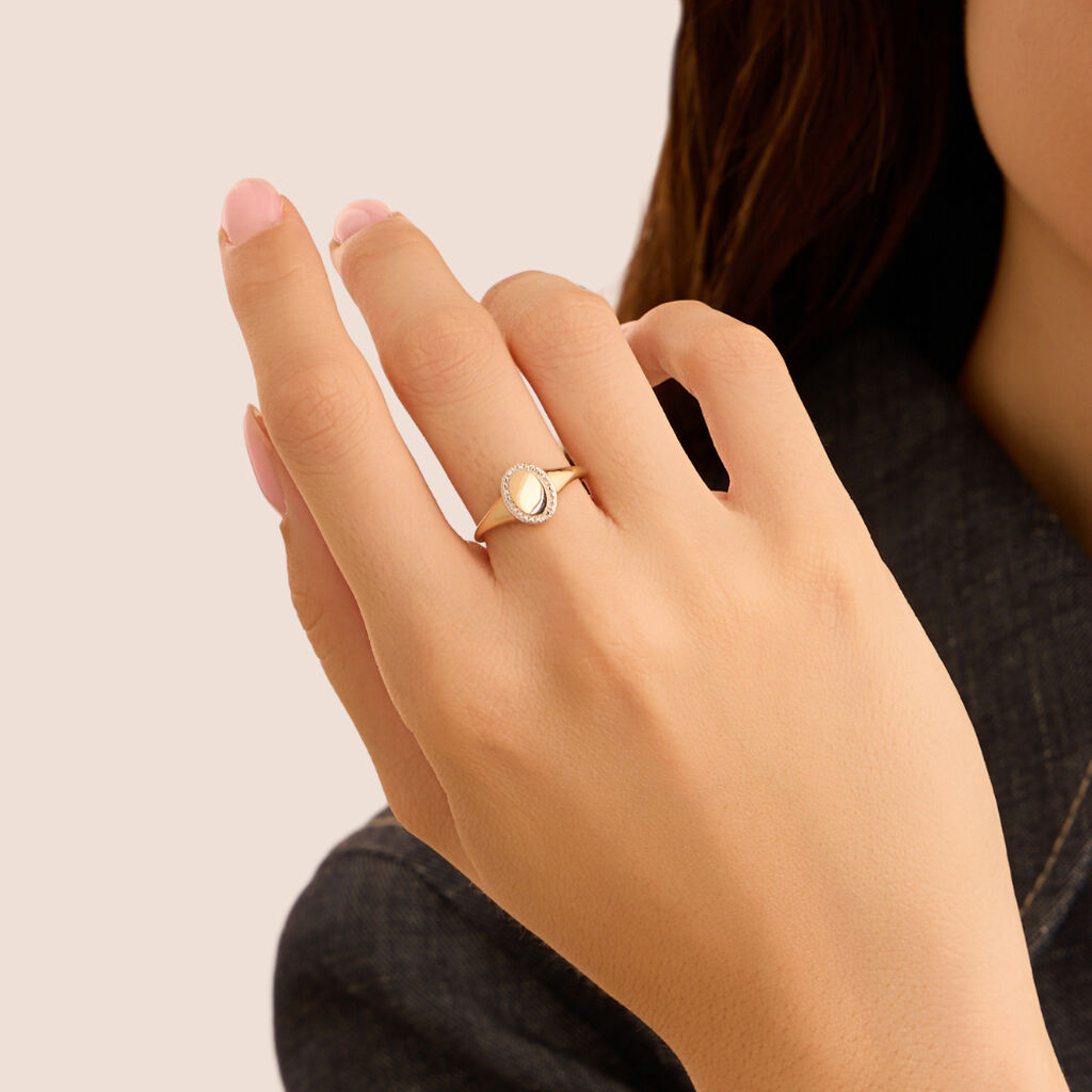 Anello Chevalier Sophia Oro Giallo Diamante