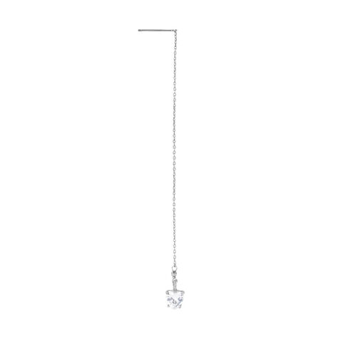 Mono Orecchino Pendente Punto Luce Silver Elegance Argento Rodiato Cubic Zirconia - Mono Orecchino Donna | Stroili