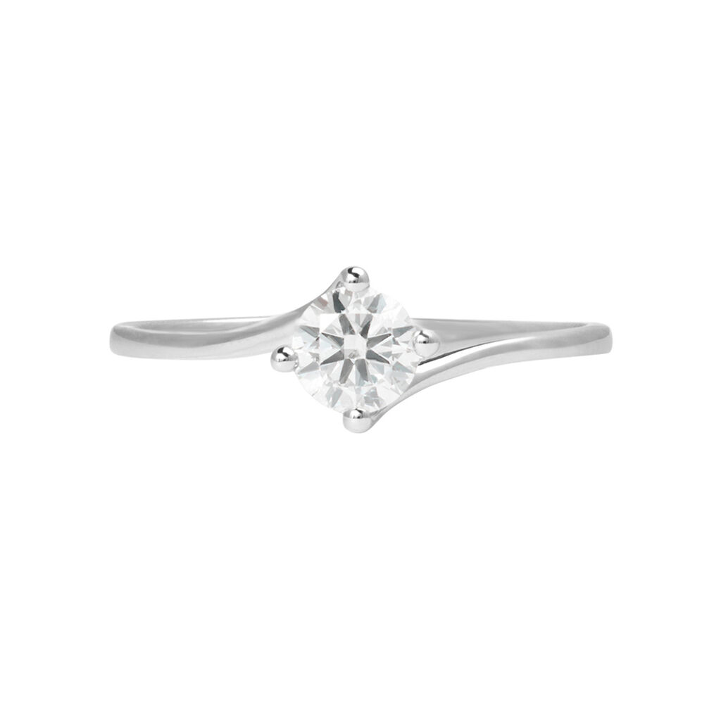 Anello Solitario Firmamenti Oro Bianco Diamante - Anelli con Pietre Donna | Stroili