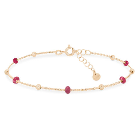 Cavigliera Silver Collection Argento Rosa Pietra sintetica - Cavigliere Donna | Stroili