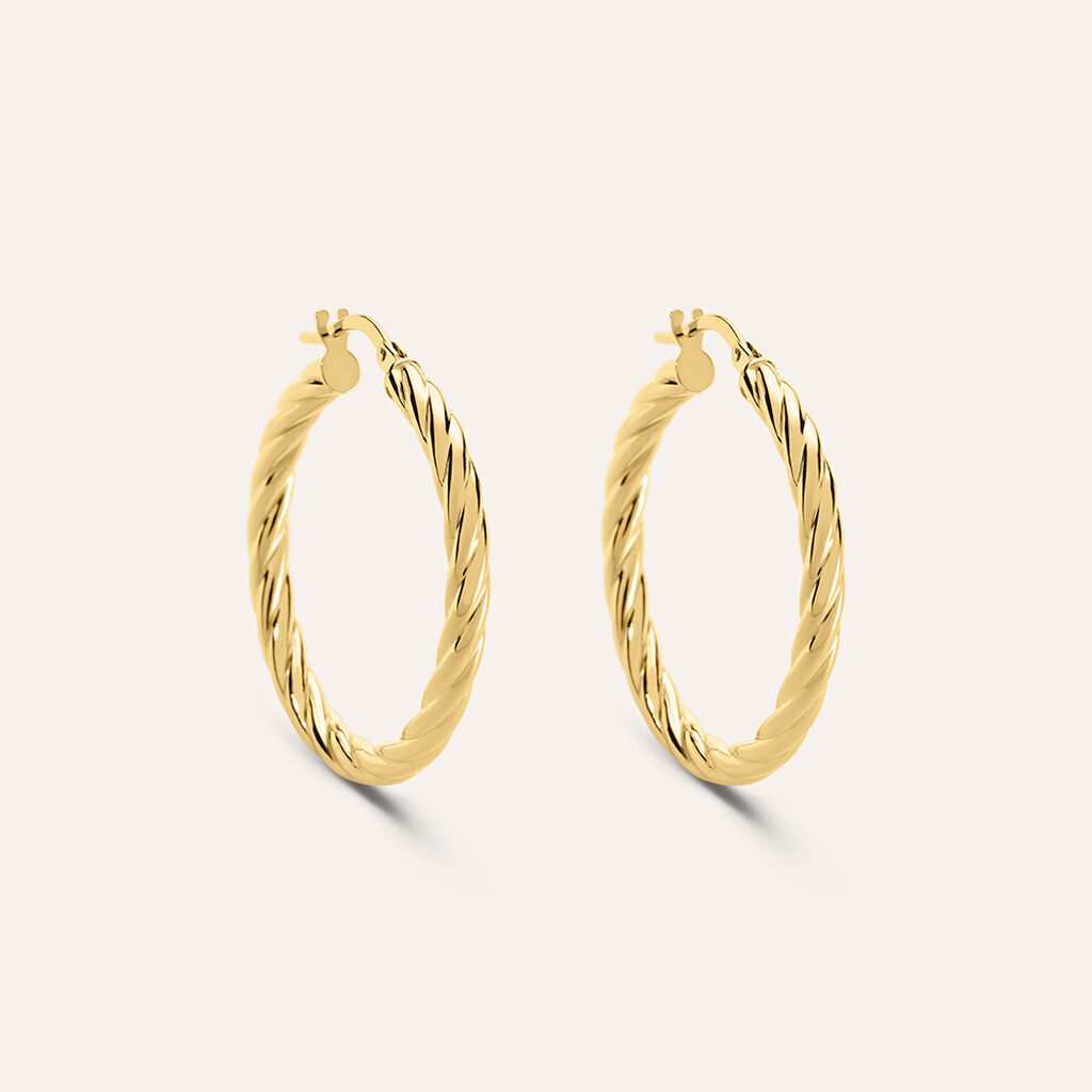 Orecchini A Cerchio Toujours Oro Giallo - Orecchini a Cerchio Donna | Stroili