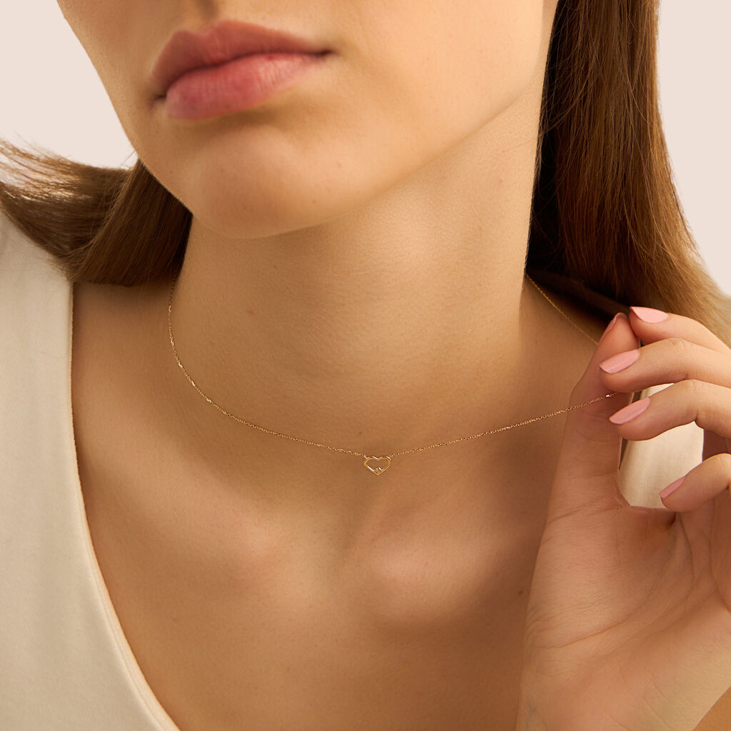 Collana Sophia Oro Giallo Diamante