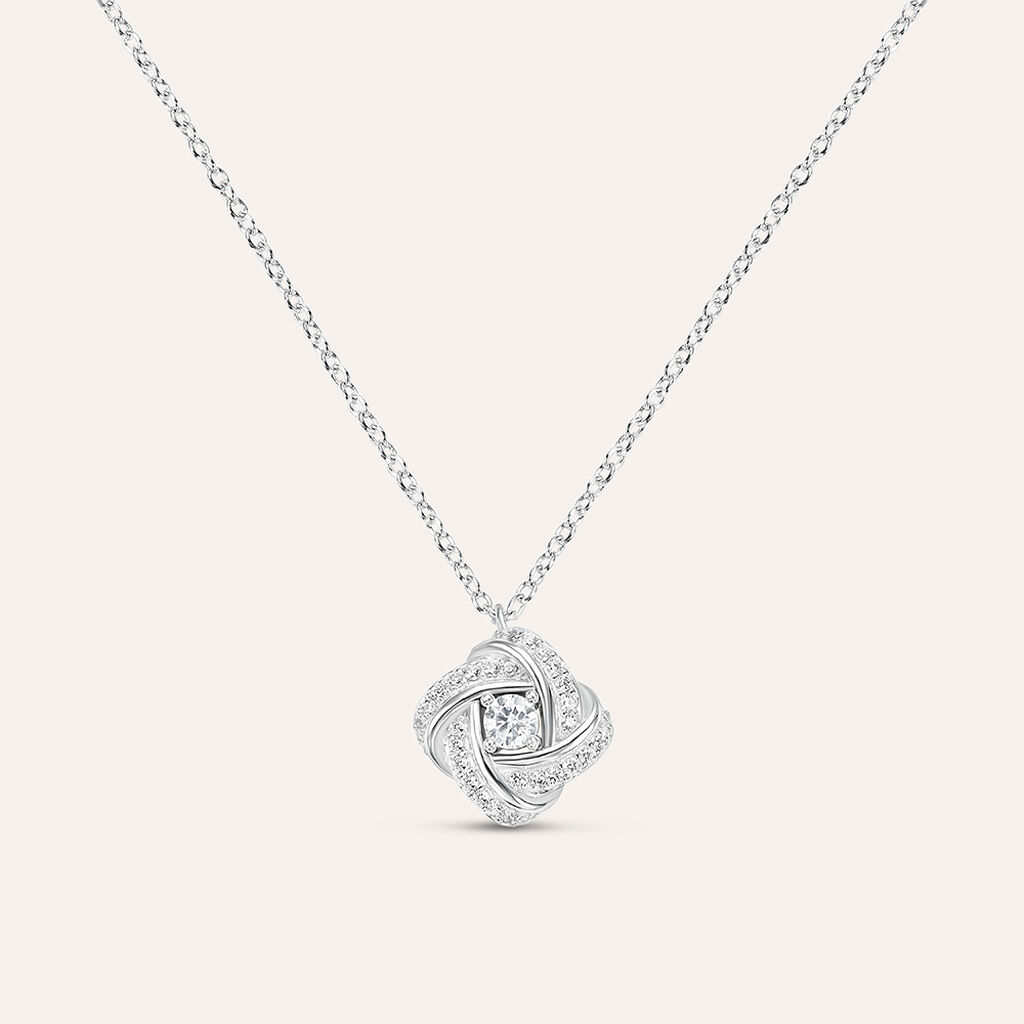 Collana Silver Elegance Argento Rodiato Cubic Zirconia - Collane Donna | Stroili