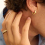 Anello Fedina Man Code Acciaio Bicolore Giallo / Bianco