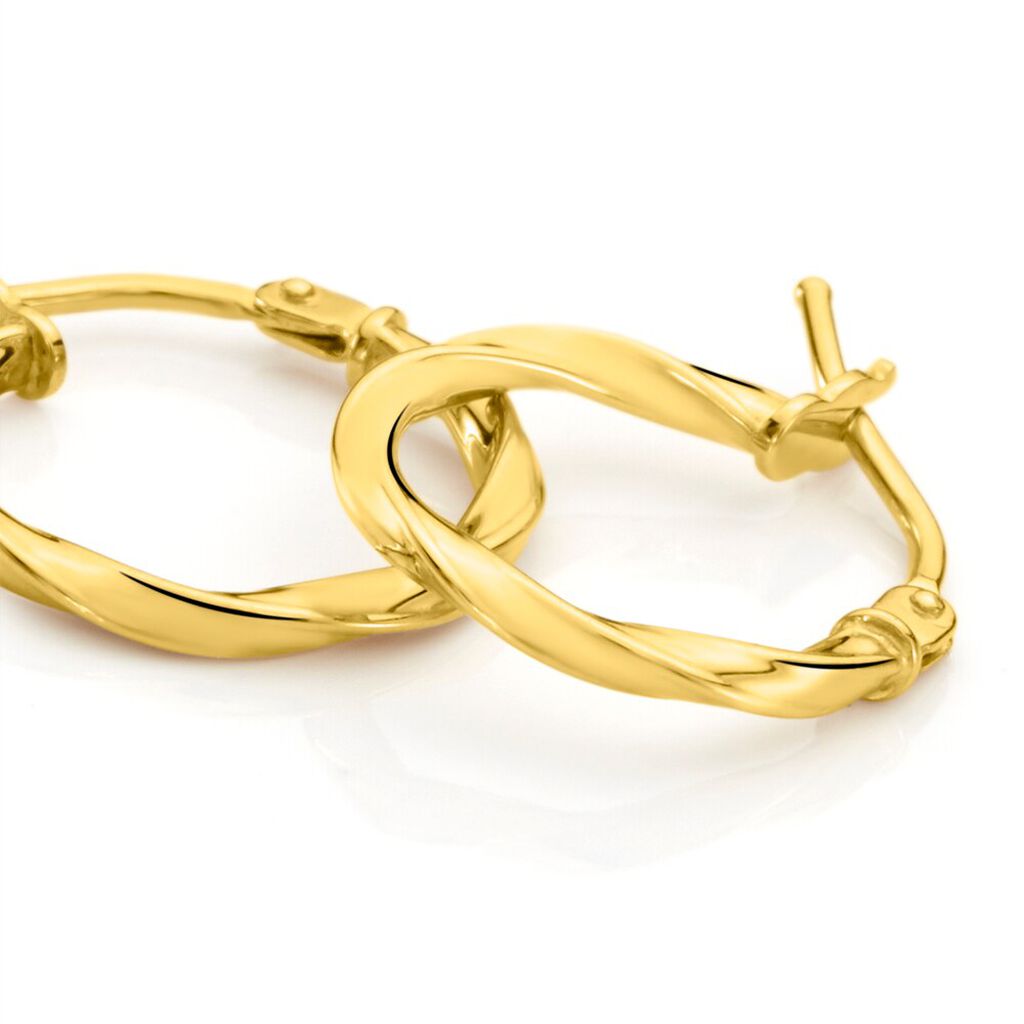 Orecchini A Cerchio Gold Essence Oro Giallo - Orecchini a Cerchio Donna | Stroili