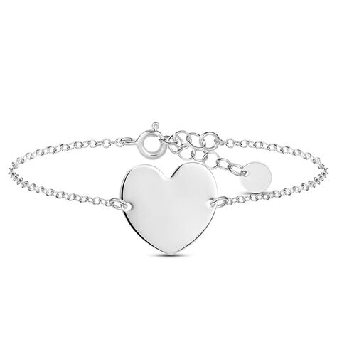 Bracciale Con Targhetta Silver Collection Argento Rodiato - Bracciali con Incisione Donna | Stroili