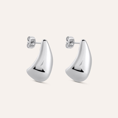 Orecchini Lobo Moonlight Acciaio - Orecchini a Lobo Donna | Stroili